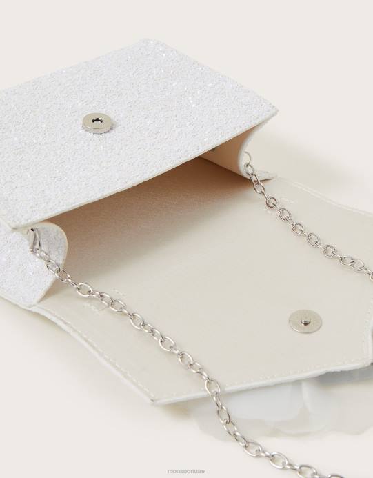 Monsoon بنت حقيبة بمقبض لؤلؤي من زهرة كانكان D68H2577 ملحق أنيق