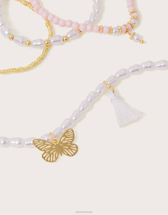 Monsoon بنت مجموعة مجوهرات بوهيمية جميلة D68H2578 ملحق موضة