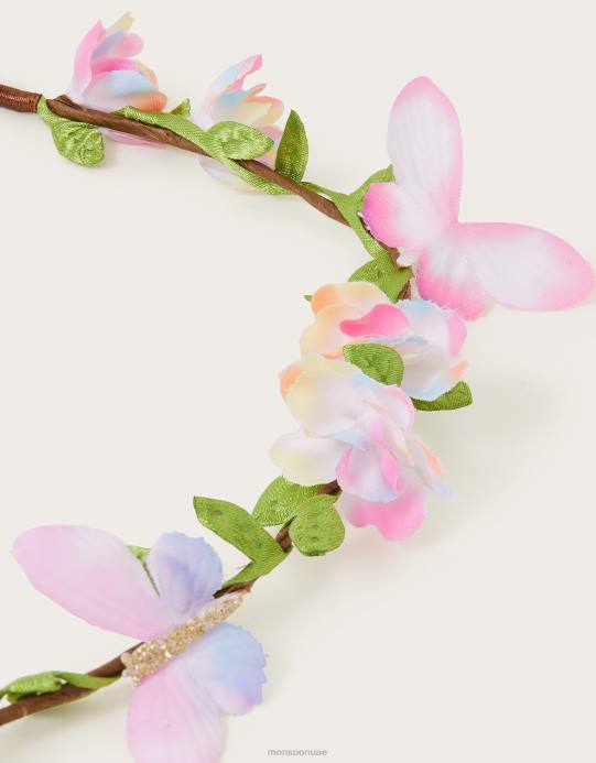 Monsoon بنت مهرجان إكليل الزهور المرح D68H2587 ملحق حار