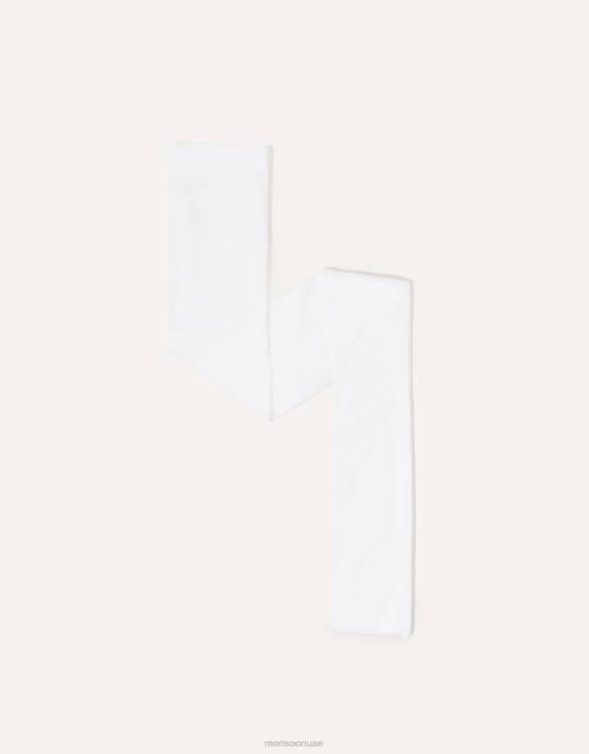 Monsoon بنت الجوارب بقعة الزفاف D68H2625 ملحق أبيض