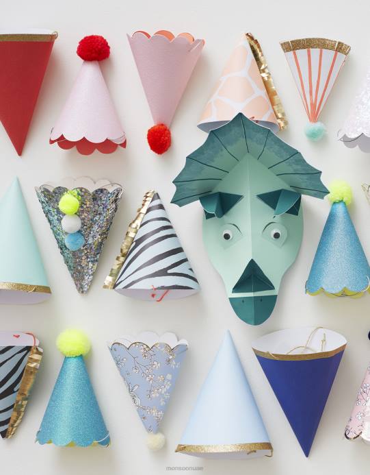 Monsoon أطفال قبعة حفلات ميري ميري لامعة بوم بوم D68H2632 ملحق موضة