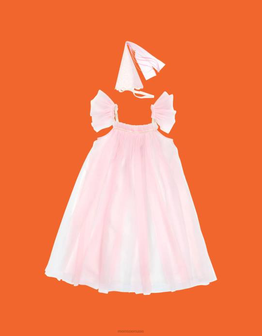 Monsoon أطفال ميري ميري زي الأميرة السحرية D68H2636 ملابس لون القرنفل