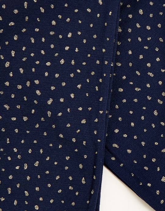 Monsoon بنت الجوارب الذهبية D68H2639 ملحق الأزرق الداكن)