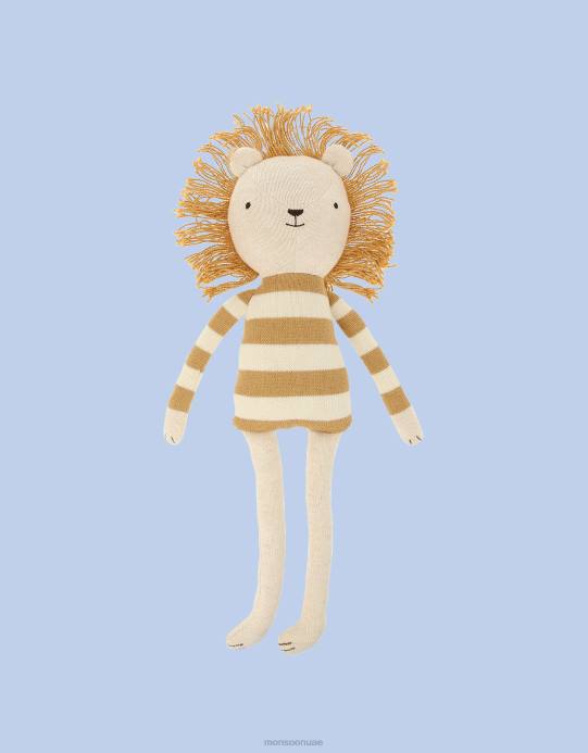 Monsoon أطفال ميري ميري أنجوس لعبة الأسد الصغيرة D68H2642 ملحق حار