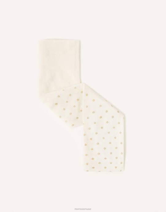 Monsoon بنت الجوارب بقعة بريق الطفل D68H2645 ملحق ذهب