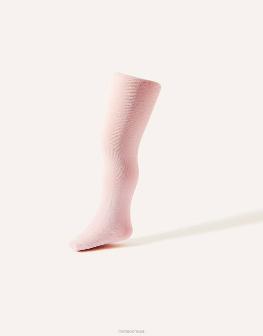 Monsoon بنت الجوارب الطفل فائقة التألق D68H2651 ملحق الوردي (الوردي الشاحب)