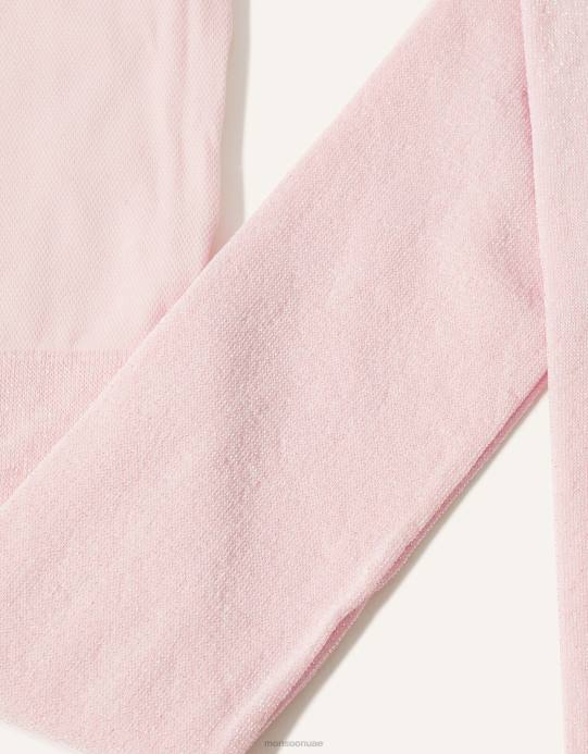 Monsoon بنت الجوارب الطفل فائقة التألق D68H2651 ملحق الوردي (الوردي الشاحب)