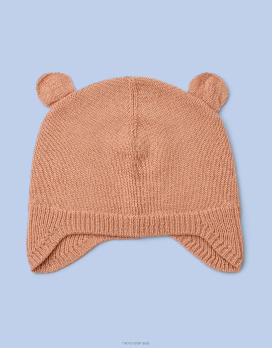 Monsoon أطفال قبعة ليووود ميلان ذات الأذنين D68H2652 ملحق لون القرنفل