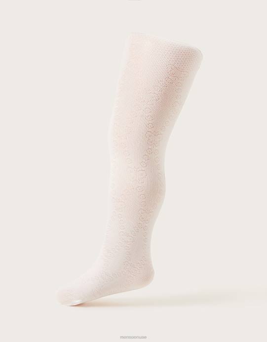 Monsoon بنت طفل رضيع الجوارب الدانتيل فراشة الماس القطيفة D68H2653 ملحق عاج