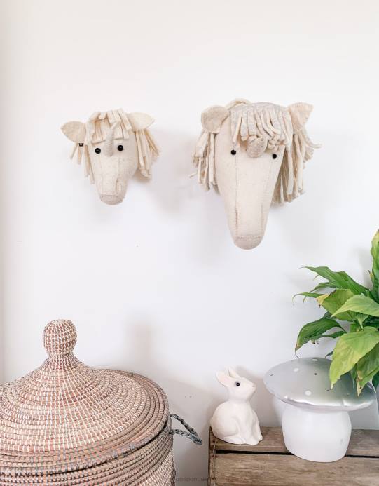 Monsoon أطفال رأس وحيد القرن فضي من فيونا ووكر D68H2662 ملحق موضة