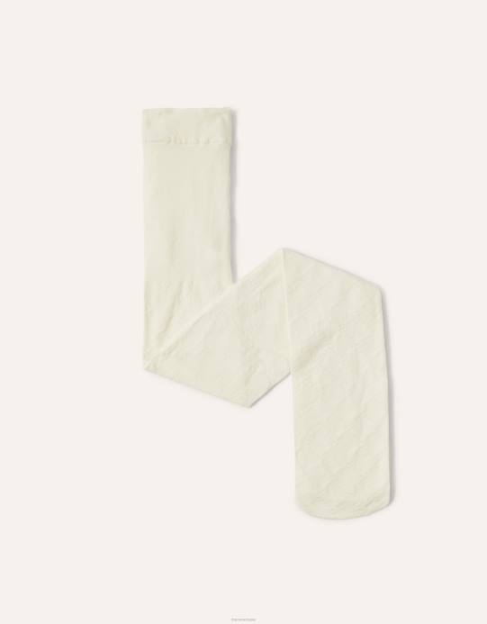 Monsoon بنت الجوارب الماسية الفاخرة D68H2669 ملحق عاج