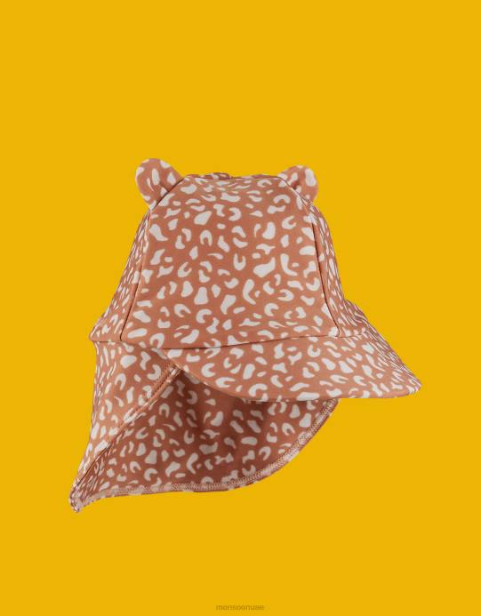 Monsoon أطفال قبعة شمس ليوبارد سينيا ميني ليوبارد D68H2677 ملحق الوردي (الوردي الوردي)