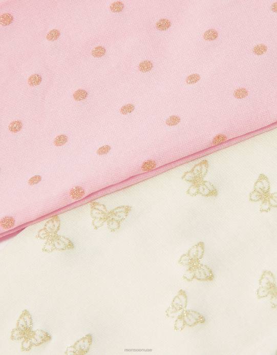 Monsoon بنت طقم جوارب طويلة بطبعة لامعة للأطفال D68H2680 ملحق متعدد