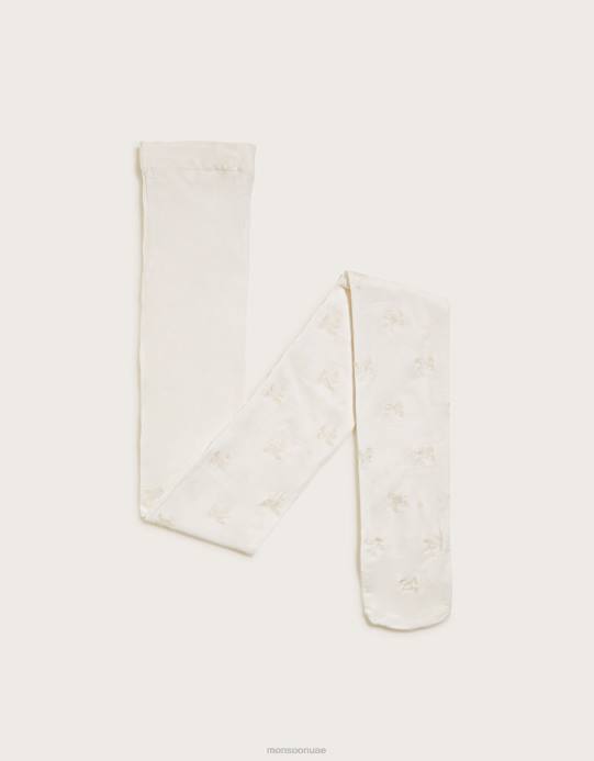 Monsoon بنت الجوارب البريق يونيكورن D68H2692 ملحق عاج