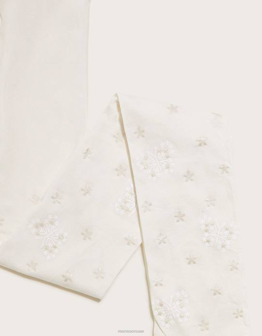 Monsoon بنت الجوارب طباعة الفراشة D68H2693 ملحق عاج