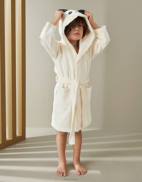 Monsoon أطفال رداء حمام ليووود ليلي باندا D68H2698 ملحق كريم