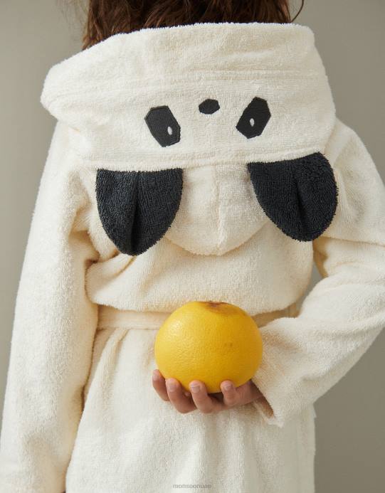 Monsoon أطفال رداء حمام ليووود ليلي باندا D68H2698 ملحق كريم