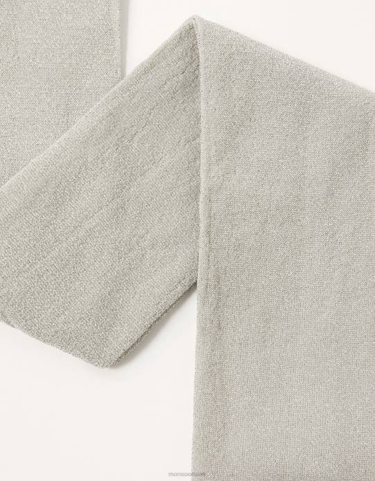 Monsoon بنت الجوارب المعدنية اللامعة D68H2706 ملحق فضة