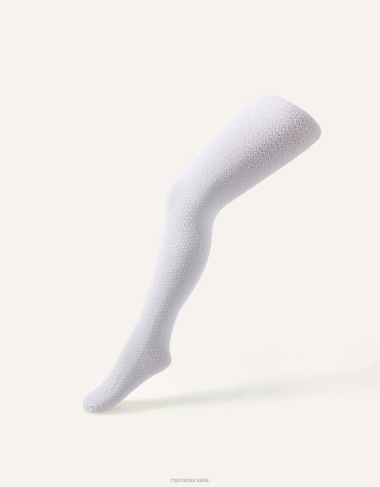 Monsoon بنت أنيت الجوارب التألق D68H2717 ملحق أبيض