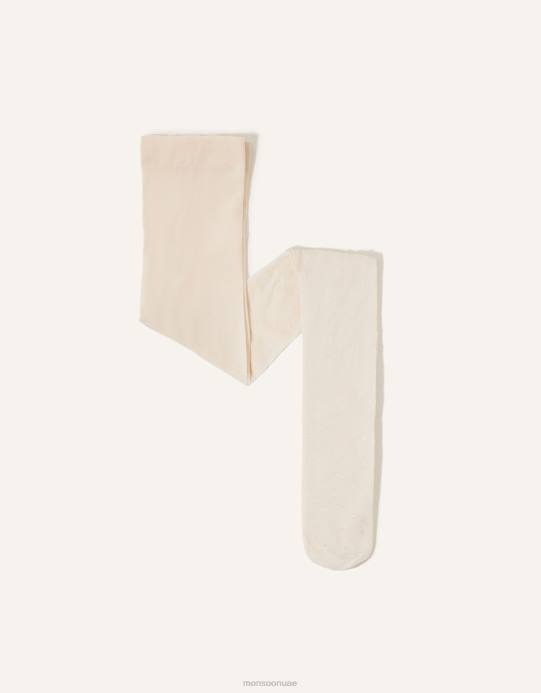 Monsoon بنت الجوارب بقعة الزفاف الطفل D68H2722 ملحق عاج