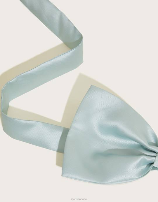 Monsoon أطفال وصيفة العروس دوقة حك القوس والوشاح D68H2732 ملحق أخضر