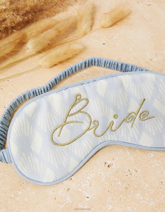 Monsoon نحيف قناع العين المطرز للعروس D68H2739 ملحق أنيق