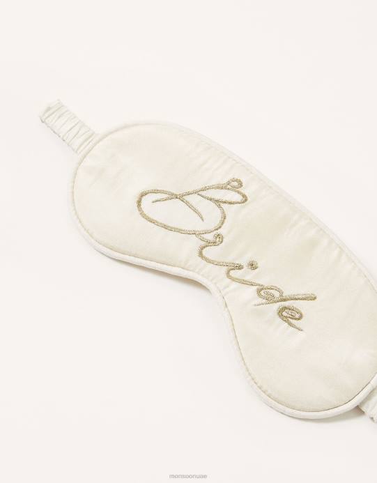 Monsoon نحيف قناع العين الحريري للعرائس D68H2740 ملحق حار