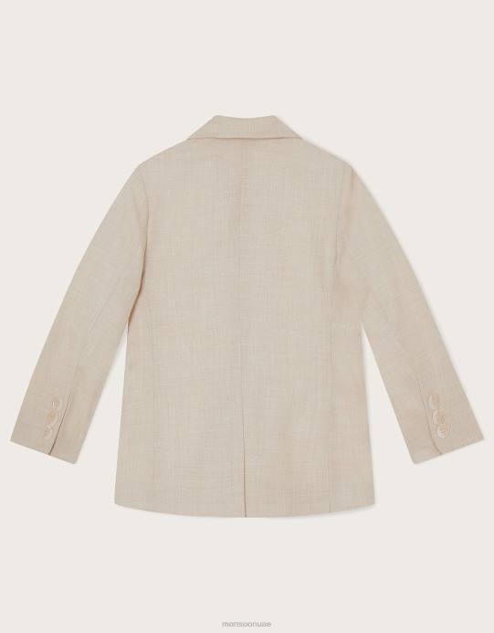 Monsoon ولد السترة الذكية D68H2751 ملابس حجر طبيعي)