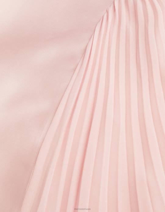 Monsoon أطفال فستان بولي مطوي D68H2767 ملابس لون القرنفل