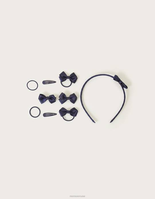 Monsoon بنت مجموعة شعر مدرستي D68H2836 ملحق موضة