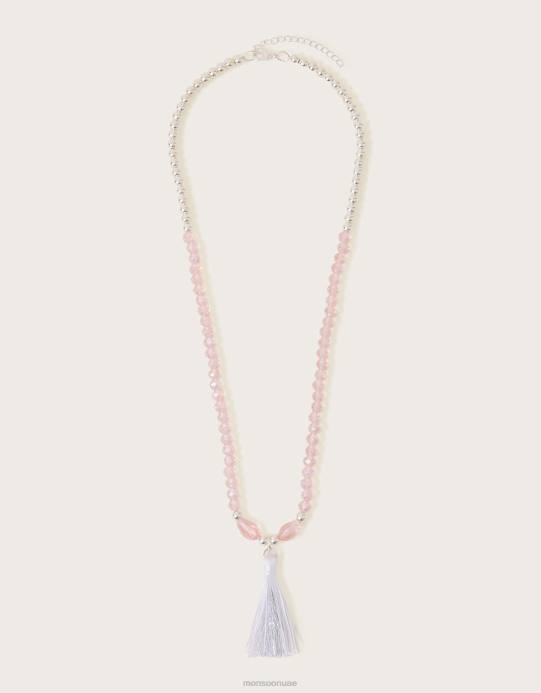 Monsoon بنت قلادة شرابة مطرزة سيينا D68H2842 ملحق موضة