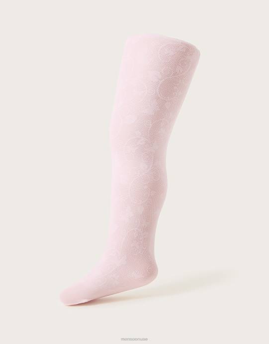 Monsoon بنت الجوارب الدانتيل فراشة الطفل D68H2852 ملحق لون القرنفل