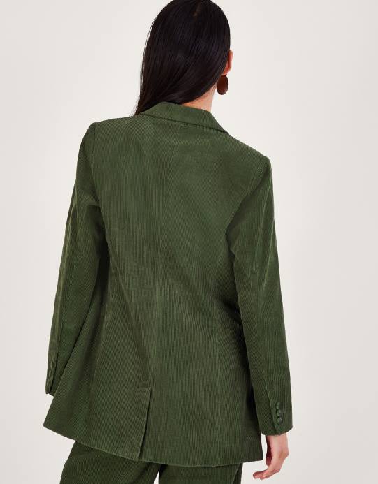 Monsoon نحيف سترة بدلة بليزر D68H30 ملابس أخضر