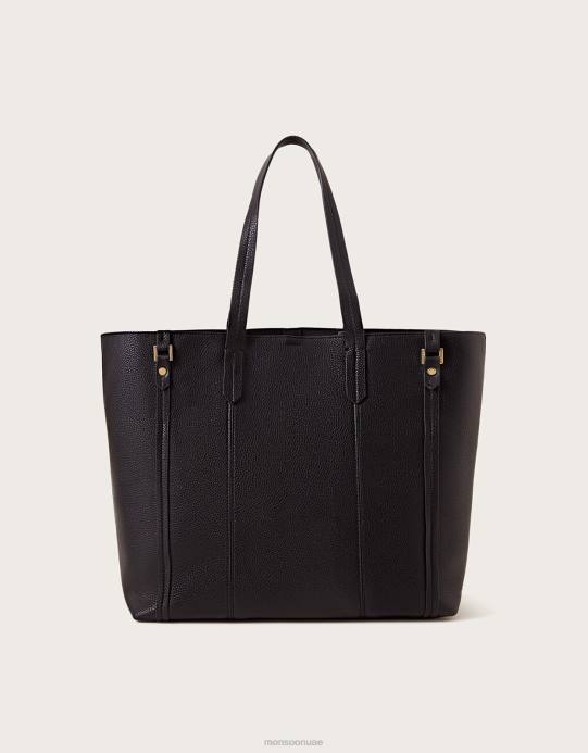 Monsoon نحيف حقيبة العمل D68H447 ملحق أسود