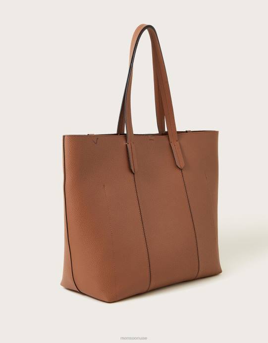 Monsoon نحيف حقيبة العمل D68H473 ملحق تان