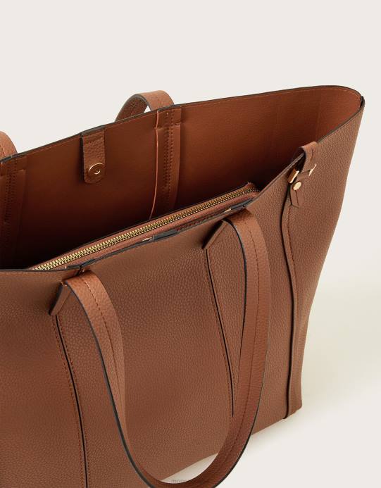 Monsoon نحيف حقيبة العمل D68H473 ملحق تان