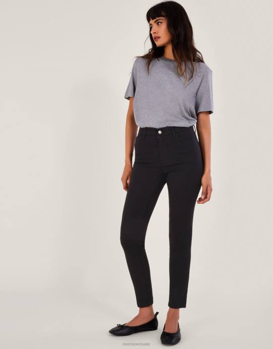 Monsoon نحيف جينز نحيف D68H508 ملابس أسود