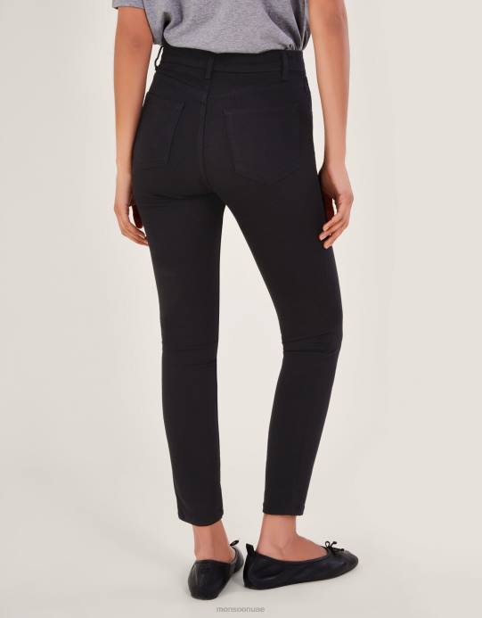 Monsoon نحيف جينز نحيف D68H508 ملابس أسود