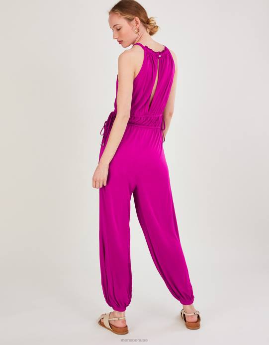 Monsoon نحيف بذلة الرسن جيرسي D68H511 ملابس لون القرنفل