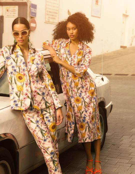 Monsoon نحيف فستان قميص ليلى من مزيج الكتان D68H551 ملابس الوردي (احمر الخدود)