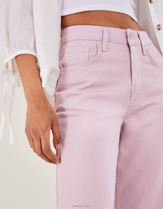 Monsoon نحيف بنطال جينز واسع الساق D68H635 ملابس الأرجواني (أرجواني)