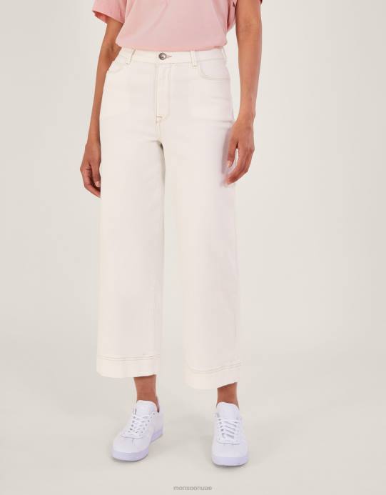 Monsoon نحيف جينز واسع الساق D68H671 ملابس طبيعي (إكرو)