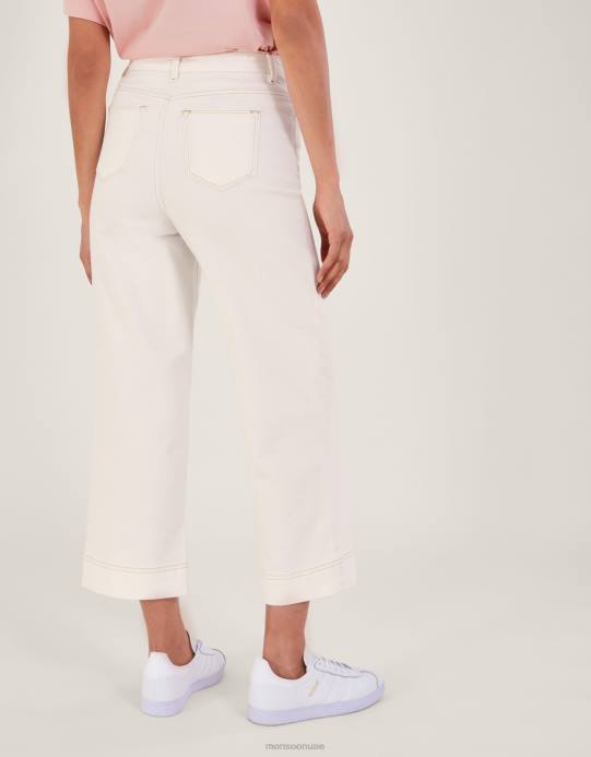 Monsoon نحيف جينز واسع الساق D68H671 ملابس طبيعي (إكرو)