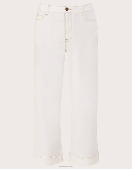 Monsoon نحيف جينز واسع الساق D68H671 ملابس طبيعي (إكرو)