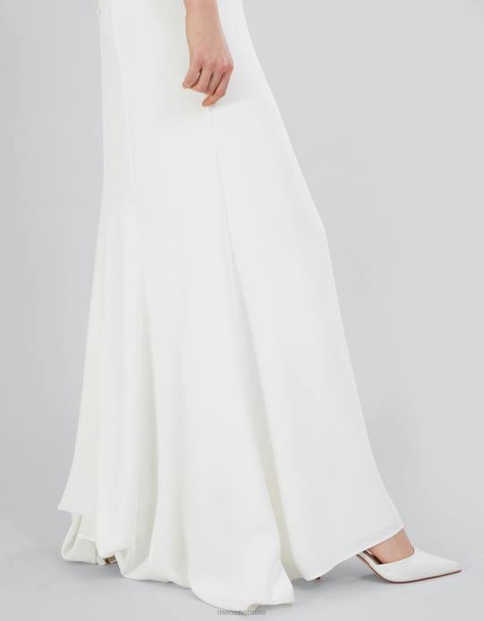 Monsoon نحيف نانسي باردو فستان الزفاف ماكسي D68H723 ملابس عاج