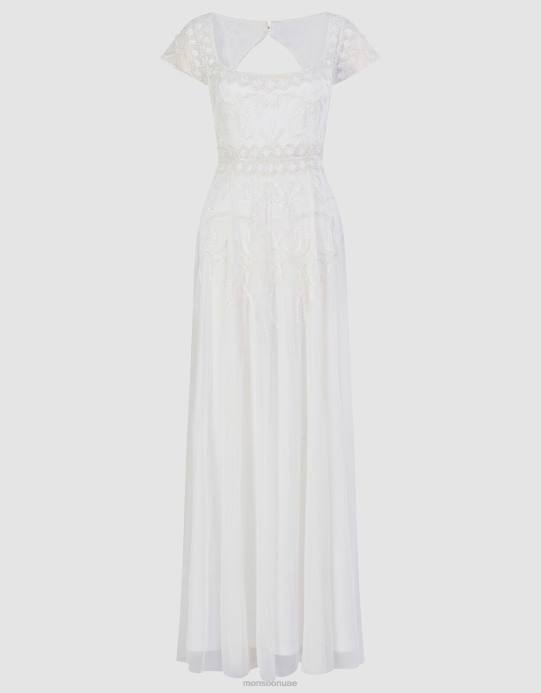 Monsoon نحيف سيمون فستان الزفاف ماكسي D68H803 ملابس عاج