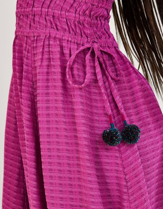 Monsoon نحيف فستان ميدي بشريط عادي D68H859 ملابس البنفسجي