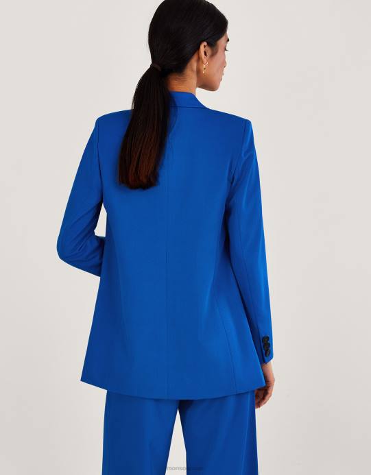 Monsoon نحيف سترة لورين عادي D68H964 ملابس أزرق