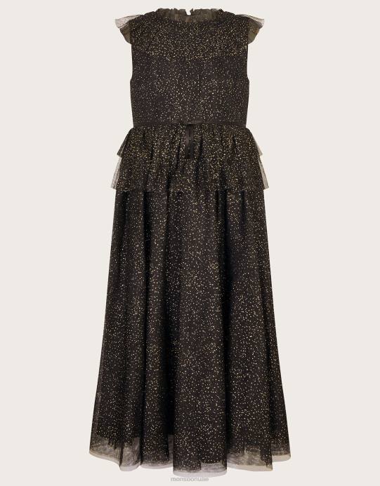 Monsoon بنت فستان ماكسي من Land of Wonder من ألكسندرا D68H1686 ملابس أسود