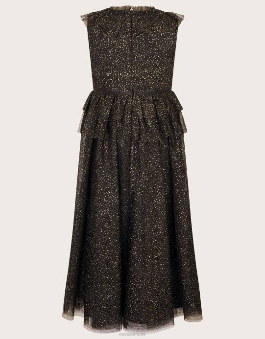 Monsoon بنت فستان ماكسي من Land of Wonder من ألكسندرا D68H1686 ملابس أسود